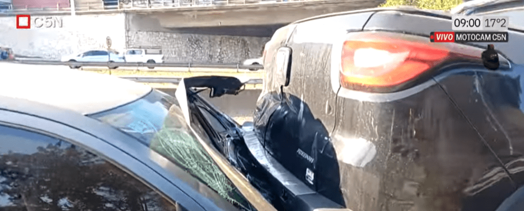 Choque múltiple en la General&nbsp;Paz