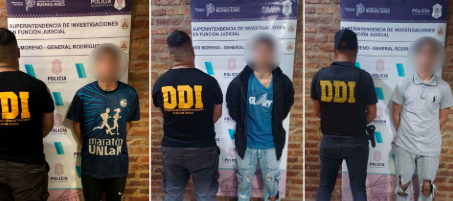 Detenidos por robar y filmarse mientras realizaban los robos en&nbsp;Moreno