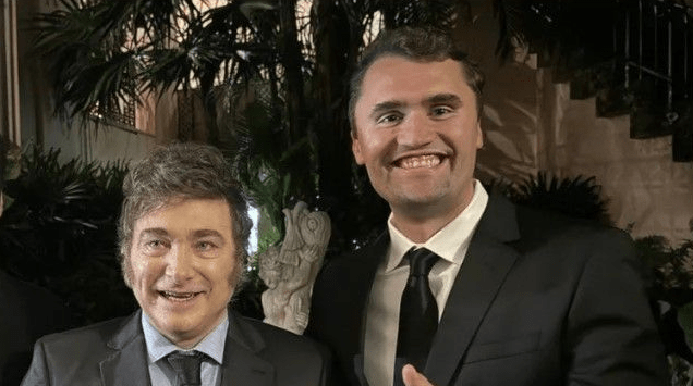 Milei despidió a Charlie Kirk y envió sus condolencias a su&nbsp;familia